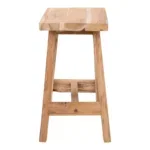 Barcelona Bench - Bench, teak, natural 50x25x45 cm - Afbeelding 3