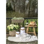 Barcelona Bench - Bench, teak, natural 50x25x45 cm - Afbeelding 8