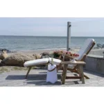 Barcelona Bench - Bench, teak, natural 50x25x45 cm - Afbeelding 9