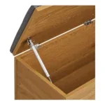Barco Bench with storage - Bench with storage, oak look 92x33x48 cm - Afbeelding 8