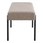 Swindon Bench - Bench, stone, black legs 100x36x42,5 cm, HN1231 - Afbeelding 3