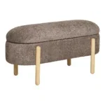 Branca Bench - Bench with storage, brown/natural 97x40x48 cm, HN1237 - Afbeelding 2