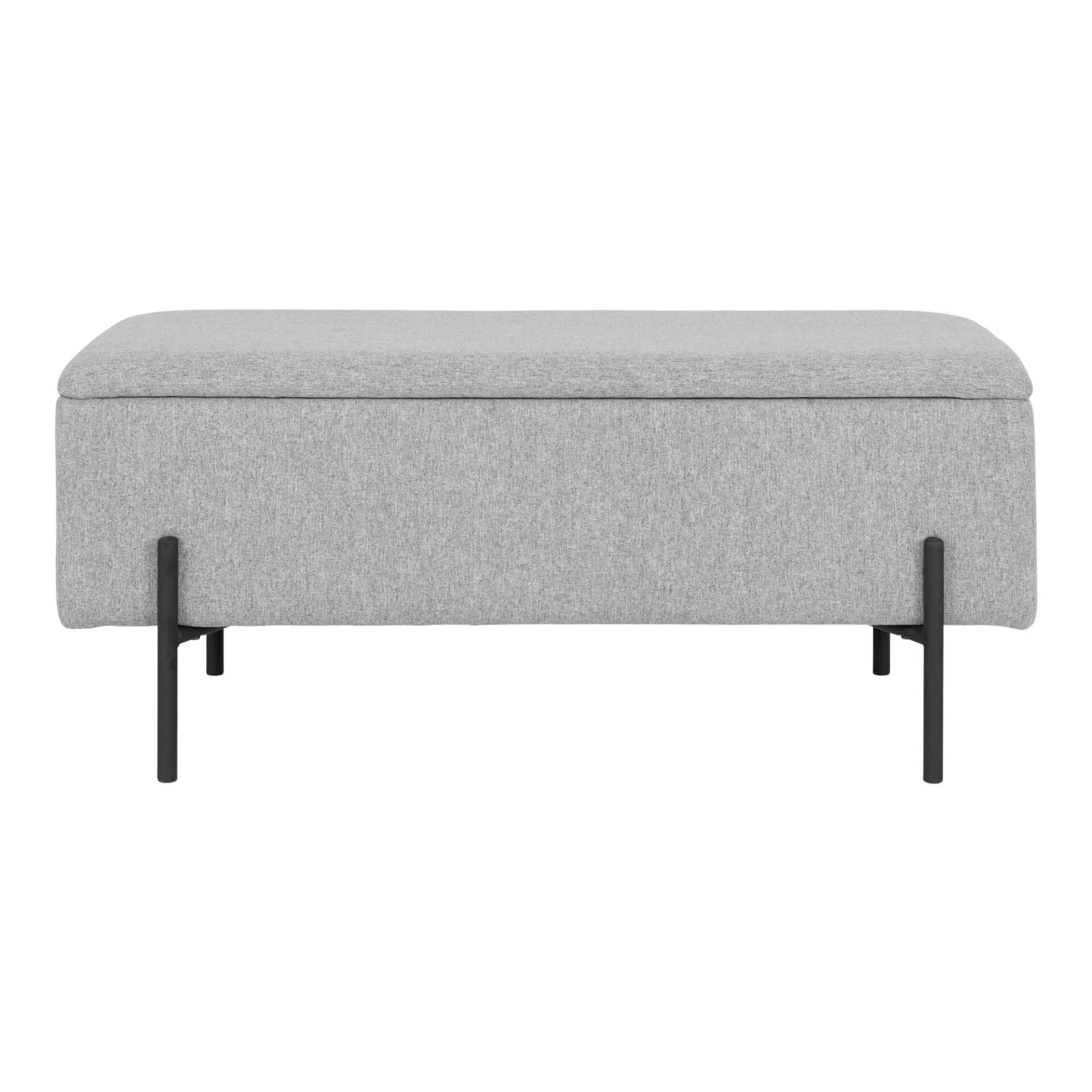 1409050-0.webp Watford Bench - Bench with storage, light grey 95x36,5x43 cm, HN1275 - Afbeelding 1