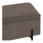Watford Bench - Bench with storage, bouclé, brown 95x36,5x43 cm, HN1061 - Afbeelding 6