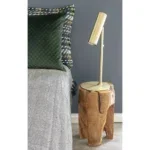 Rose  Stool - Stool, teak, natural, 3 leg ø26x40 cm - Afbeelding 4