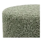 Ejby Pouf - Pouf, teddy, green ø34x36 cm, HN1301 - Afbeelding 3
