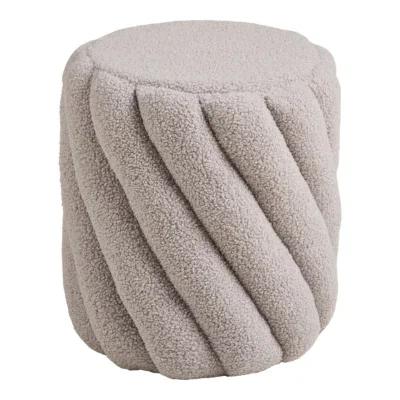 Sana Pouf - Pouf, grey ø38x40 cm, HN1082
