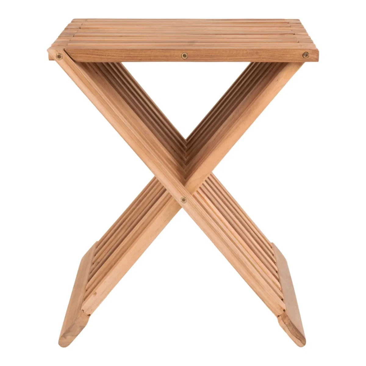 Erto Stool - Stool, teak, natural 40x35x45 cm - Afbeelding 2