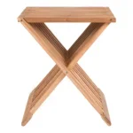 Erto Stool - Stool, teak, natural 40x35x45 cm - Afbeelding 2