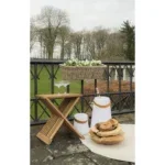 Erto Stool - Stool, teak, natural 40x35x45 cm - Afbeelding 3