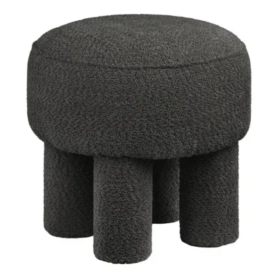 Canberra Pouf - Pouf, charcoal ø43x43 cm, HN1312