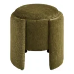 Walsdorf Pouf - Pouf, green ø42x43,5 cm, HN1315 - Afbeelding 2