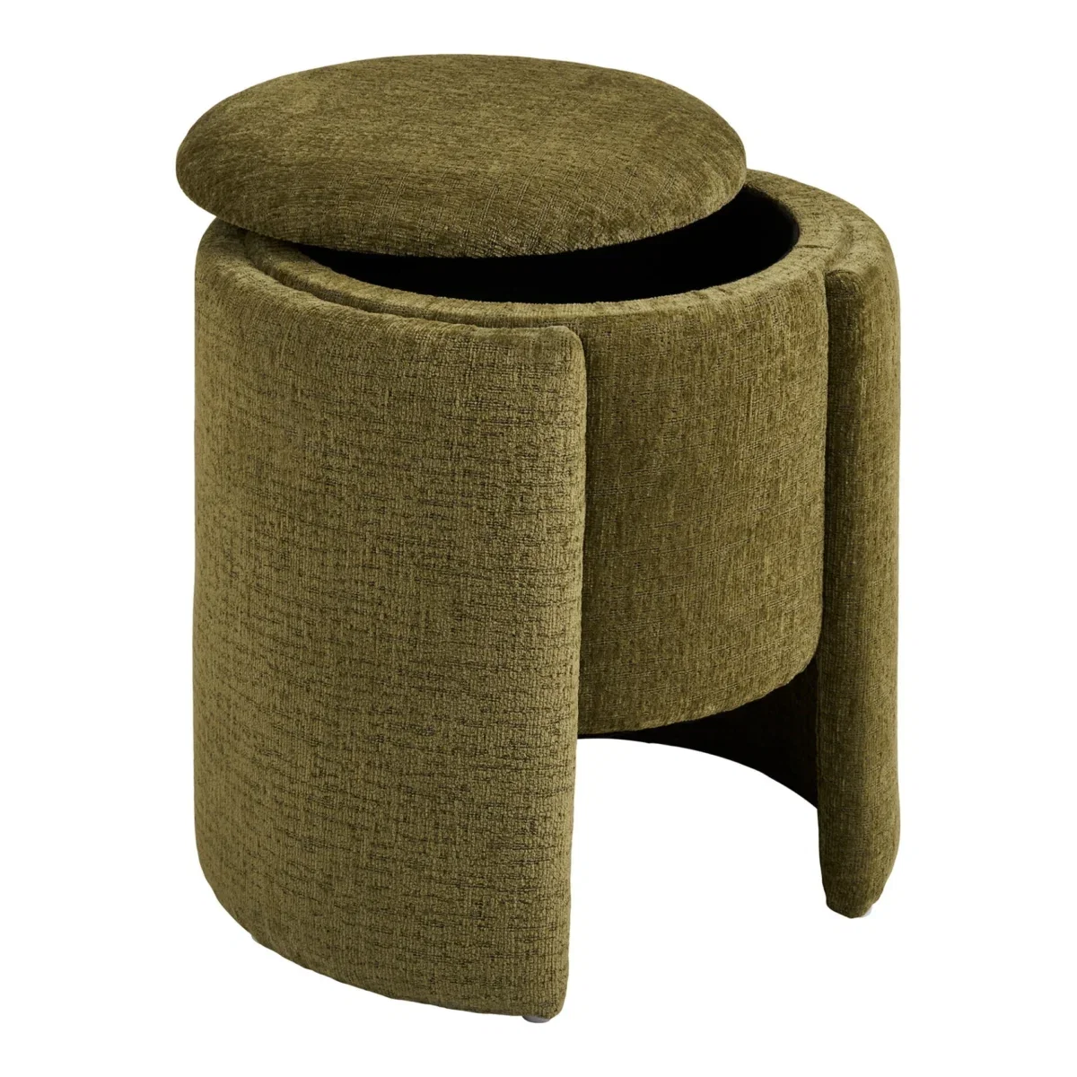 Walsdorf Pouf - Pouf, green ø42x43,5 cm, HN1315 - Afbeelding 3