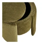 Walsdorf Pouf - Pouf, green ø42x43,5 cm, HN1315 - Afbeelding 5