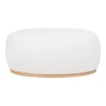Manhattan Pouf - Pouf, teddy, white 54,5x88,5x36 cm, HN1235