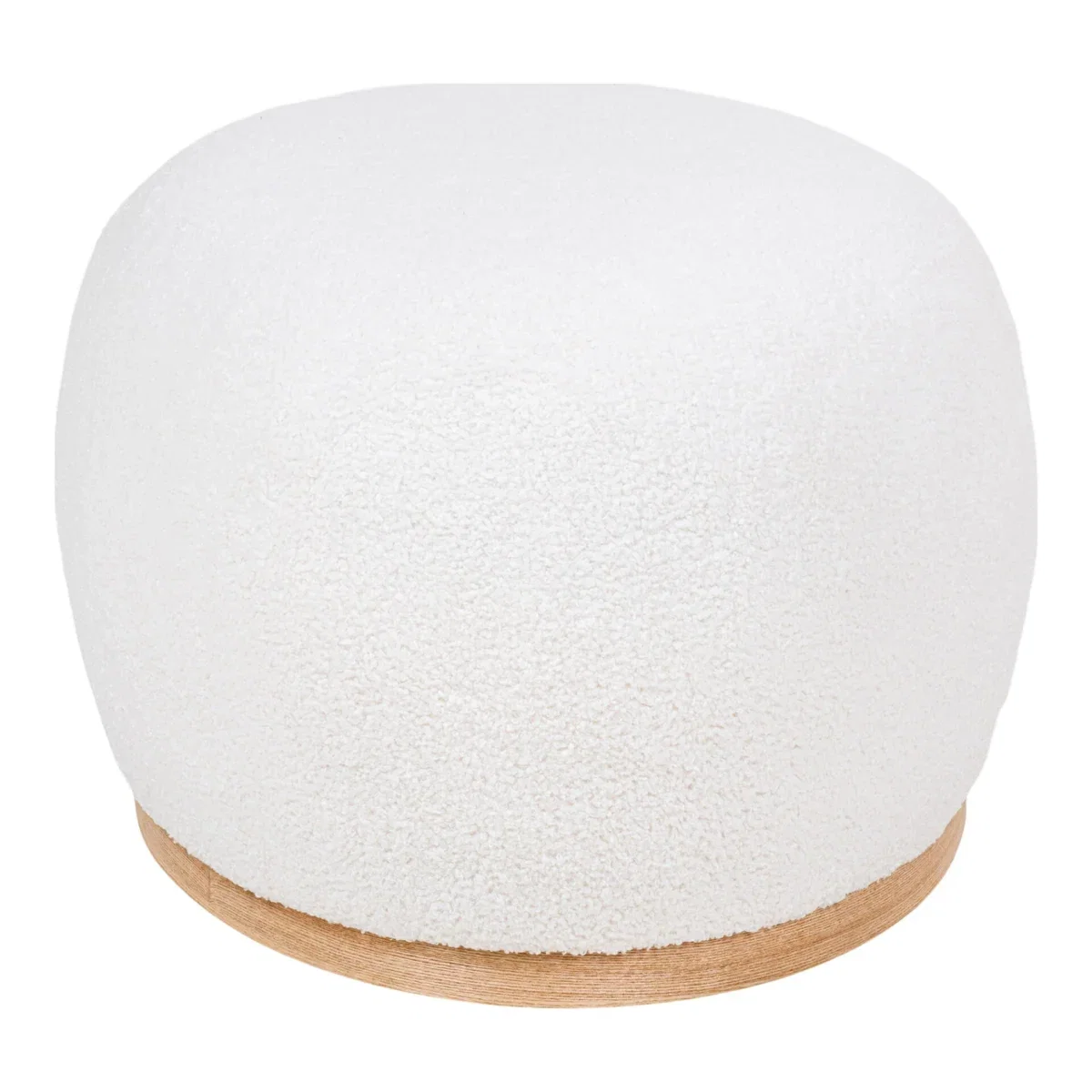Manhattan Pouf - Pouf, teddy, white 54,5x88,5x36 cm, HN1235 - Afbeelding 4