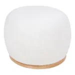 Manhattan Pouf - Pouf, teddy, white 54,5x88,5x36 cm, HN1235 - Afbeelding 4