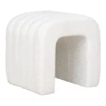 Colma Pouf - Pouf, teddy, white 42x41x36 cm, HN1234