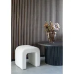 Colma Pouf - Pouf, teddy, white 42x41x36 cm, HN1234 - Afbeelding 4