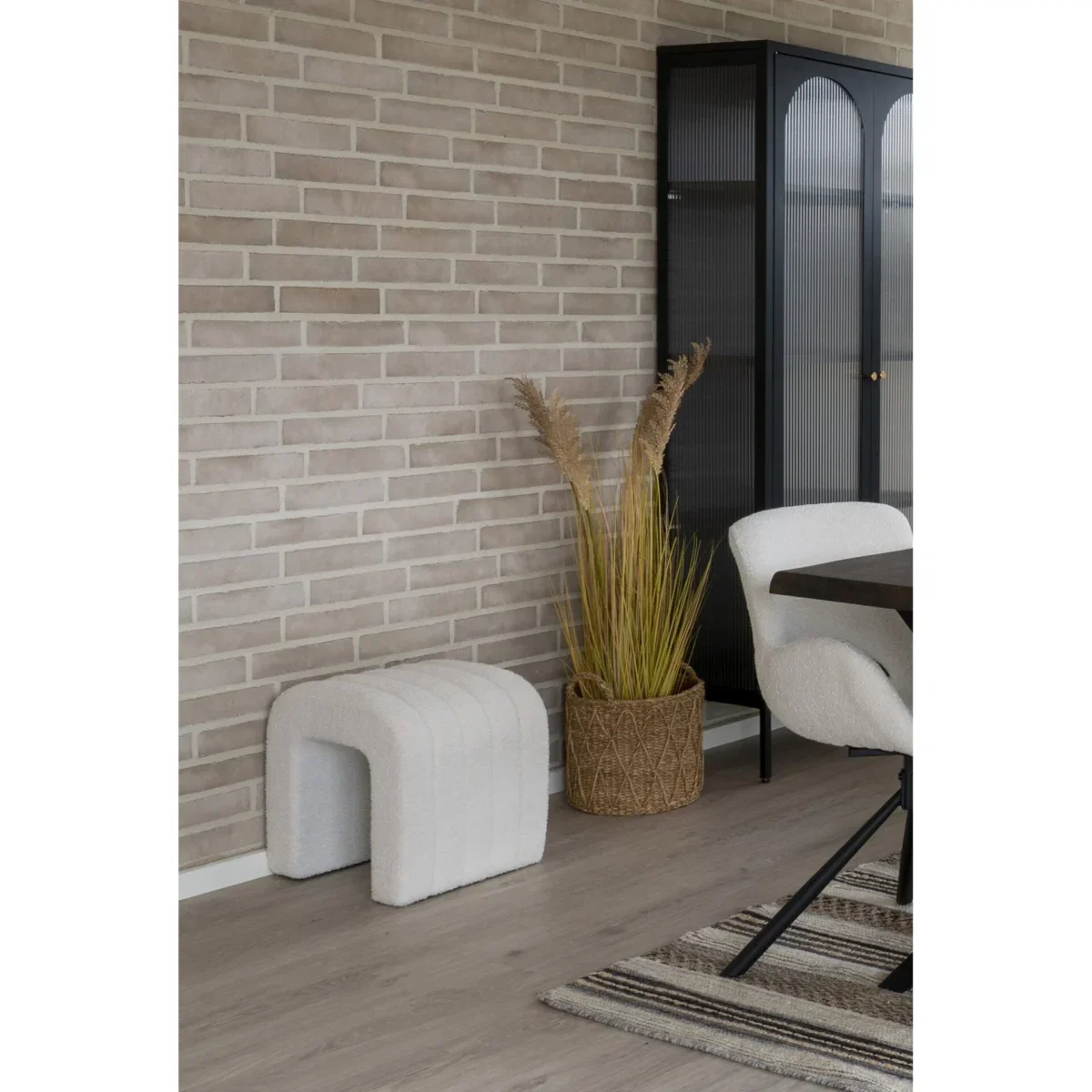 Colma Pouf - Pouf, teddy, white 42x41x36 cm, HN1234 - Afbeelding 5