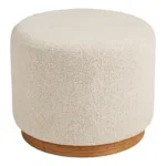 Daisy Pouf - Pouf, sand ø50x41 cm, HN1083