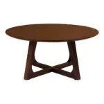 Hellerup Coffee Table - Coffee table, walnut veneer ø75x36 cm - Afbeelding 2