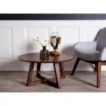 Hellerup Coffee Table - Coffee table, walnut veneer ø75x36 cm - Afbeelding 5