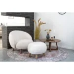 Hellerup Coffee Table - Coffee table, walnut veneer ø75x36 cm - Afbeelding 8