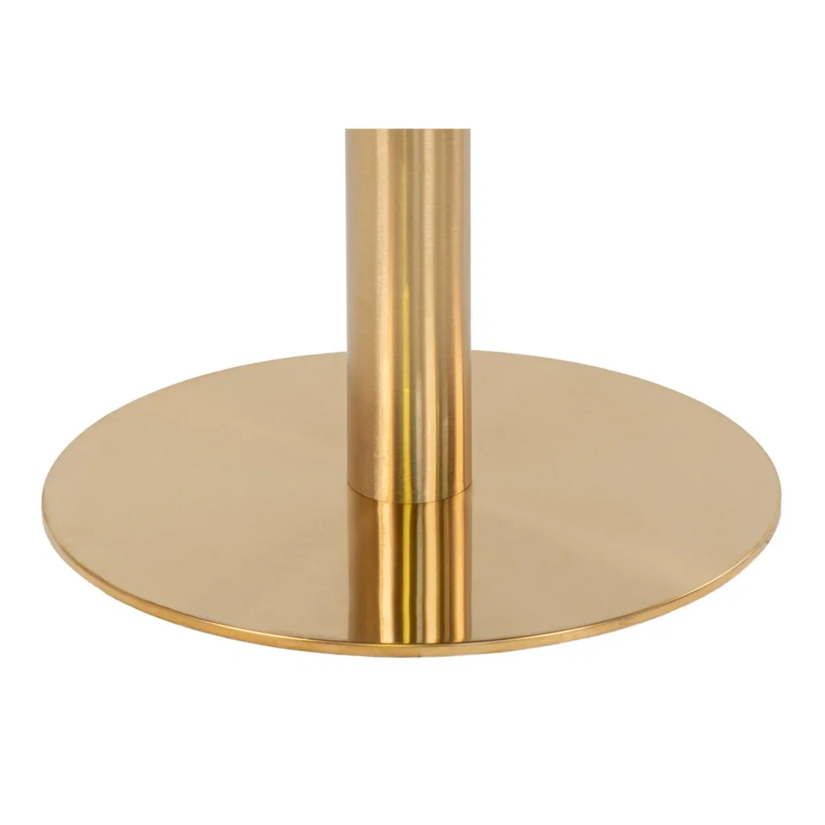 Bolzano Coffee Table - Coffee Table, marble look top, brass look base ø70x45 cm - Afbeelding 3