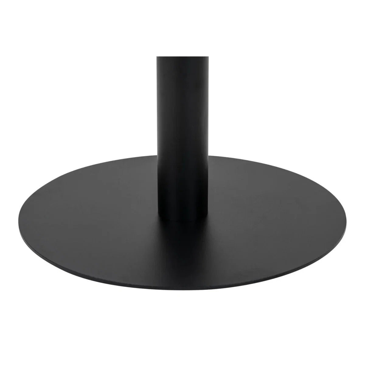 Bolzano Coffee Table - Coffee table, marble look top, white, black base ø70x45 cm - Afbeelding 3