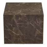 Prague Coffee Table - Coffee table, marble look, brown set of 2 - Afbeelding 4