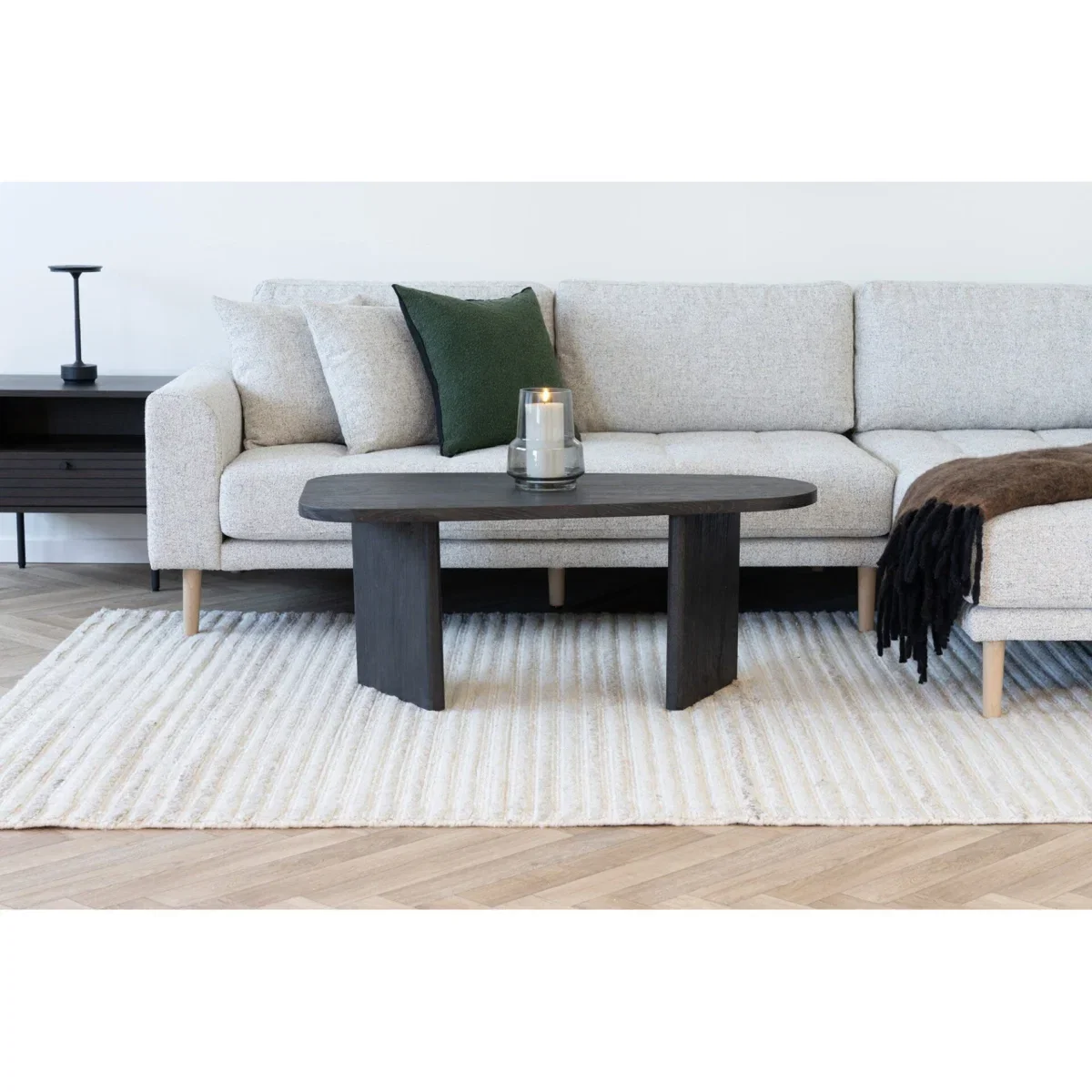 Melo Coffee Table - Coffee table, dark brown 50x100x41 cm - Afbeelding 8
