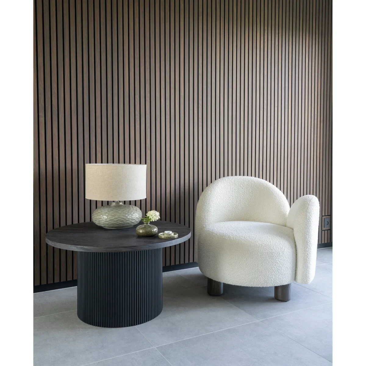 Boavista Coffee Table - Coffee Table, dark brown ø80x45 cm - Afbeelding 2