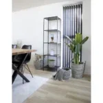 Vita shelf - Shelf, 5 shelves, black, black frame 51x36x170 cm - Afbeelding 6