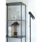 Vita shelf - Shelf, 5 shelves, black, black frame 51x36x170 cm - Afbeelding 8