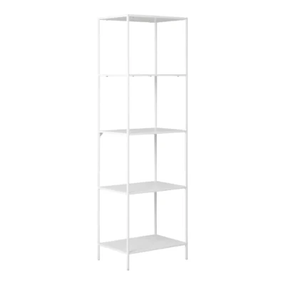 Vita Shelf - Shelf, 5 shelves, white frame 51x35x170 cm