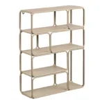 Lanciano Wall Shelf - Wall shelf, metal, beige 48x18x64 cm