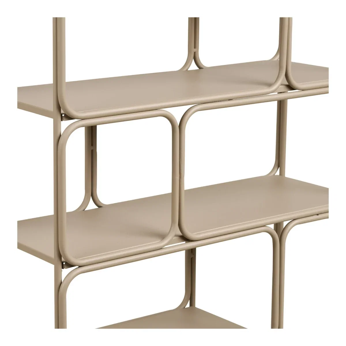 Lanciano Wall Shelf - Wall shelf, metal, beige 48x18x64 cm - Afbeelding 3