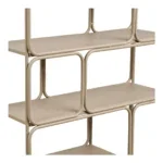 Lanciano Wall Shelf - Wall shelf, metal, beige 48x18x64 cm - Afbeelding 3