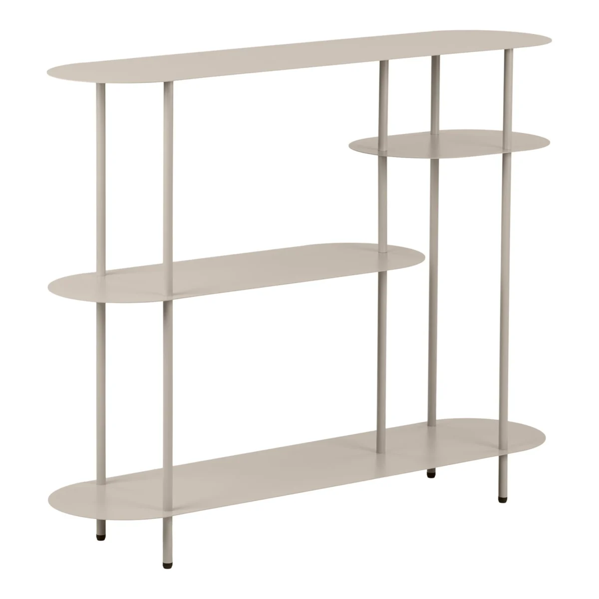 Rieti Shelving Unit - Shelving unit, 4 shelves, metal, sand 31x118x97 cm - Afbeelding 2