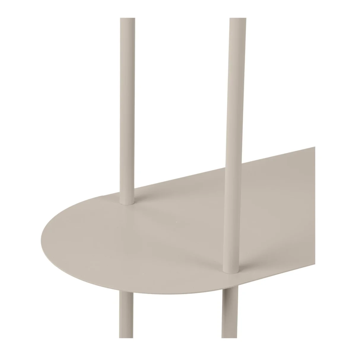 Rieti Shelving Unit - Shelving unit, 4 shelves, metal, sand 31x118x97 cm - Afbeelding 3