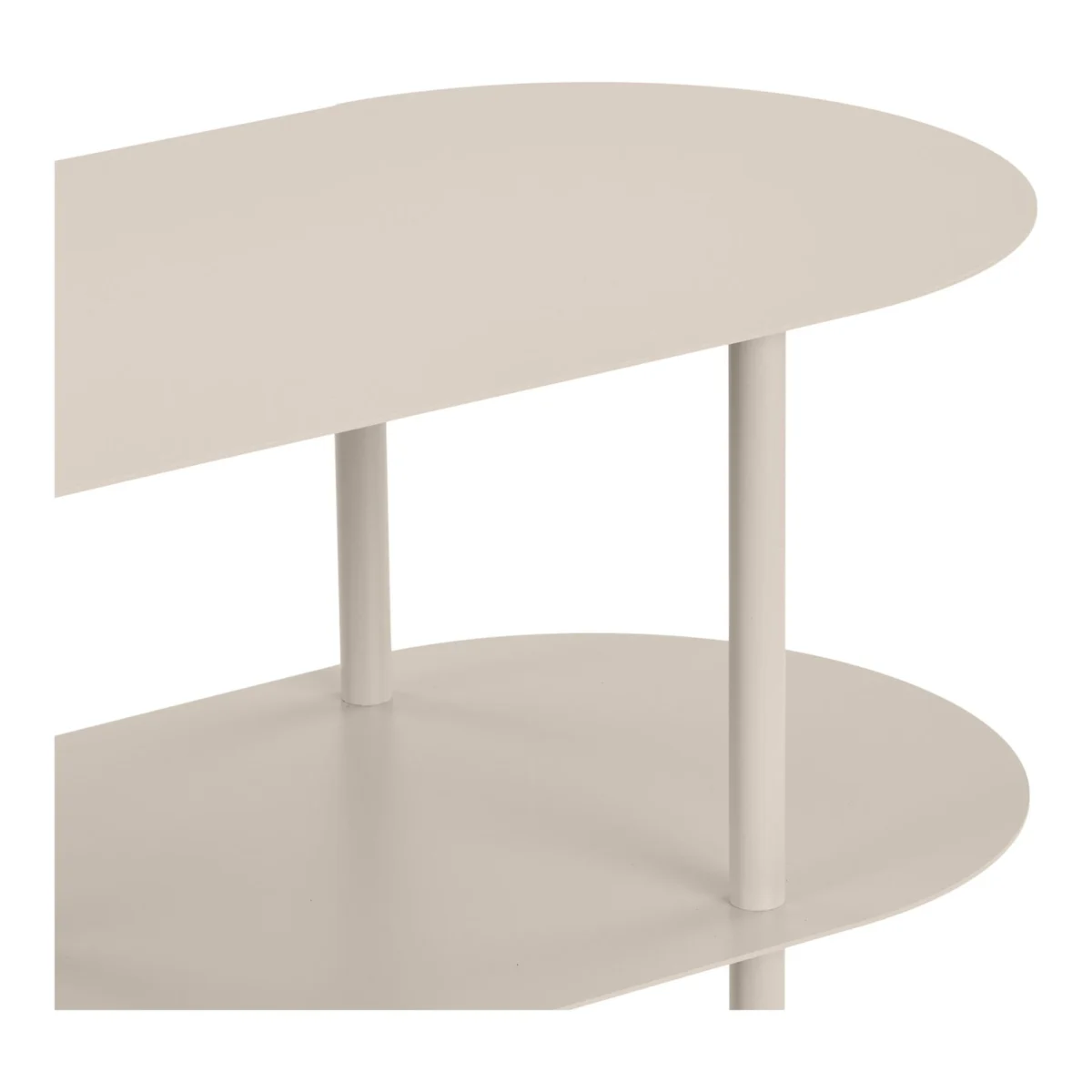 Rieti Shelving Unit - Shelving unit, 4 shelves, metal, sand 31x118x97 cm - Afbeelding 4