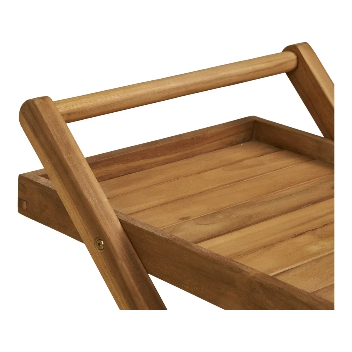 Pasaku Tea Trolley - Tea Trolley, teak, natural, 86x50x81 cm - Afbeelding 8