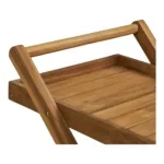 Pasaku Tea Trolley - Tea Trolley, teak, natural, 86x50x81 cm - Afbeelding 8