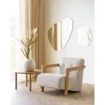 Devonport Wall mirror - Wall mirror, organic shape, facet 70x100 cm - Afbeelding 3