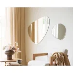 Devonport Wall mirror - Wall mirror, organic shape, facet 70x100 cm - Afbeelding 4