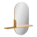 Barco Mirror with Shelf - Mirror with shelf, oak look 92x15x94,5 cm - Afbeelding 2