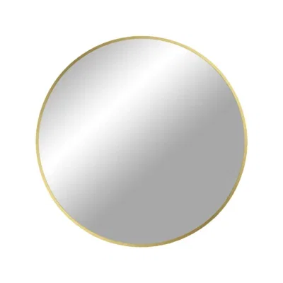 Madrid Mirror - Mirror, aluminium, brass look ø60 cm