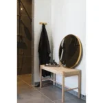 Madrid Mirror - Mirror, aluminium, brass look ø60 cm - Afbeelding 4