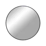 Madrid Mirror - Mirror, aluminium, black ø60 cm